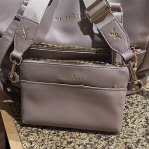 White Elm Women's Crossbody Bag in Taupe